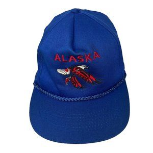 Alaska Eagle Snapback Hat Cap Embroidered Totem Native Vintage 90's Rope Dad Vtg